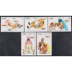 Cuba 3339/43 1993 XVII Centroamericanos y del Caribe MNH Cuba 3339/43 1993 XVII Centroamericanos y del Caribe MNH