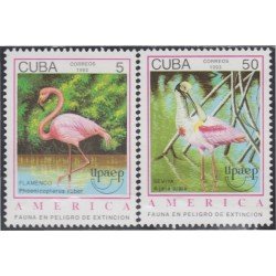 Cuba 3323/24 1993 América UPAEP Flamencos MNH Cuba 3323/24 1993 América UPAEP Flamencos MNH