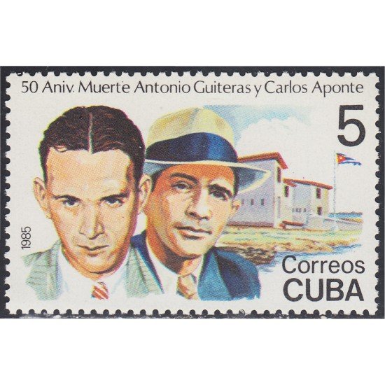 Cuba 2631 1985 Antonio Guiteras y Carlos Aponte MNH Cuba 2631 1985 Antonio Guiteras y Carlos Aponte MNH