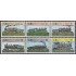 Cuba 2551/56 1984 Locomotoras antiguas trains trenes MNH