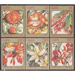 Cuba 2532/37 1984 Flores del Caribe Flowers MNH Cuba 2532/37 1984 Flores del Caribe Flowers MNH