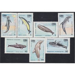 Cuba 2522/28 1984 Fauna Marina delfines ballenas MNH Cuba 2522/28 1984 Fauna Marina delfines ballenas MNH