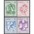 Cuba 2474/77 1983 Flores flowers MNH