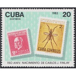 Cuba 2473 1983150 Aniversario del nacimiento de Carlos J. Finlay MNH Cuba 2473 1983150 Aniversario del nacimiento de Carlos J. Finlay MNH