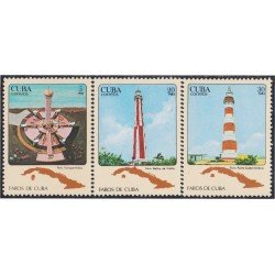 Cuba 2459/61 1983 Faros de Cuba MNH Cuba 2459/61 1983 Faros de Cuba MNH
