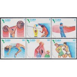 Cuba 2443/48 1983 IX Juegos deportivos panamericanos MNH Cuba 2443/48 1983 IX Juegos deportivos panamericanos MNH