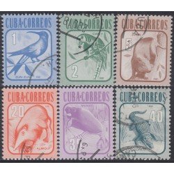 Cuba 2316/21 Animales Almiquí Manatí Catey Cocodrilo usados Cuba 2316/21 Animales Almiquí Manatí Catey Cocodrilo usados