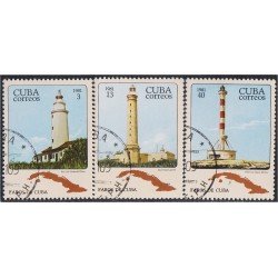 Cuba 2294/96 1981 Faros de Cuba usados Cuba 2294/96 1981 Faros de Cuba usados