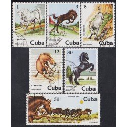 Cuba 2288/93 Caballos Horses usados Cuba 2288/93 Caballos Horses usados