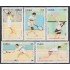 Cuba 3282/86 1993 Copa Davis Tenis de Campo MNH