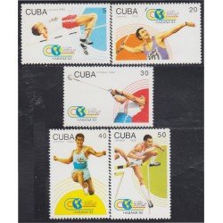 Cuba 3238/42 1992 VI Copa mundial de atletismo Habana 92 MNH Cuba 3238/42 1992 VI Copa mundial de atletismo Habana 92 MNH