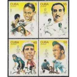 Cuba 3228/31 1992 Olymphilex Barcelona 92 MNH Cuba 3228/31 1992 Olymphilex Barcelona 92 MNH