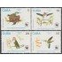 Cuba 3224/27 1992 Fauna en extinción pájaros birds MNH
