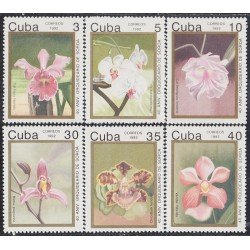 Cuba 3218/23 1992 Flores flowers MNH Cuba 3218/23 1992 Flores flowers MNH