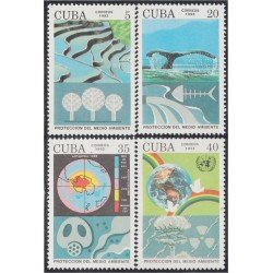 Cuba 3186/89 1992 Protección del medio ambiente MNH Cuba 3186/89 1992 Protección del medio ambiente MNH