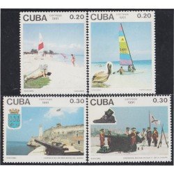 Cuba 3140/43 1991 Turismo en Cuba MNH Cuba 3140/43 1991 Turismo en Cuba MNH