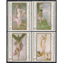 Cuba 3050/53 1990 Obras del arte del Museo Nacional MNH