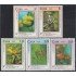 Cuba 3035/39 1990 Congreso latinoamericano de botánica Flores Flowers MNH