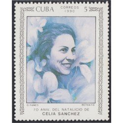 Cuba 3030 1990 Celia Sánchez MNH