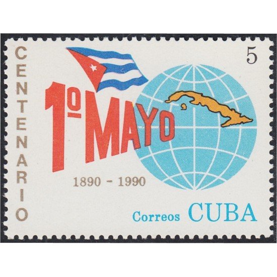 Cuba 3023 1990 1º de mayo MNH Cuba 3023 1990 1º de mayo MNH