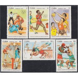 Cuba 3008/13 1990 Juegos olímpicos Barcelona 92 MNH