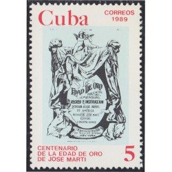 Cuba 2998 1989 Centenario de La Edad de Oro José Martí MNH