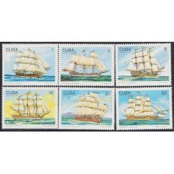 Cuba 2954/59 1989 Veleros Cubanos Barcos Boats MNH Cuba 2954/59 1989 Veleros Cubanos Barcos Boats MNH
