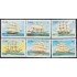 Cuba 2954/59 1989 Veleros Cubanos Barcos Boats MNH