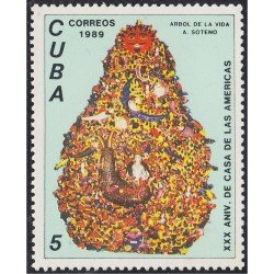 Cuba 2935 1989 XXX Aniversario de las Casas de las Américas MNH Cuba 2935 1989 XXX Aniversario de las Casas de las Américas MNH