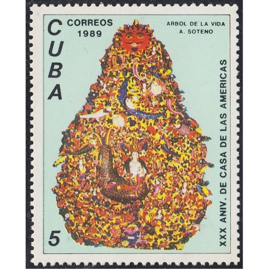 Cuba 2935 1989 XXX Aniversario de las Casas de las Américas MNH