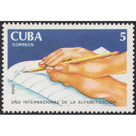 Cuba 2900 1988 Año Internacional de la alfabetización MNH Cuba 2900 1988 Año Internacional de la alfabetización MNH