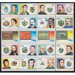 Cuba 2879/98 1988 Historia Latinoamericana MNH Cuba 2879/98 1988 Historia Latinoamericana MNH