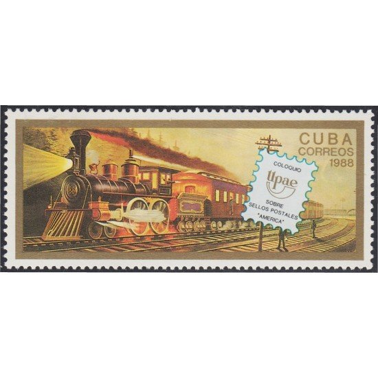 Cuba 2856 1988 UPAE Locomotora Tren Train MNH Cuba 2856 1988 UPAE Locomotora Tren Train MNH