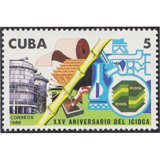 Cuba 2855 1988 XXV Aniversario del ICIDDCA MNH