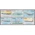 Cuba 2849/54 1988 Vuelos Transatlánticos Aviones MNH