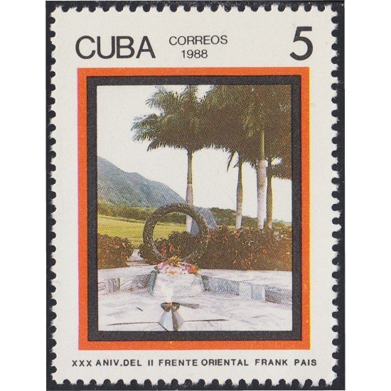 Cuba 2832 1988 XXX Aniversario del II frente Frank País MNH Cuba 2832 1988 XXX Aniversario del II frente Frank País MNH