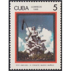 Cuba 2831 1988 XXX Aniversario del III frente Mario Muñoz MNH Cuba 2831 1988 XXX Aniversario del III frente Mario Muñoz MNH