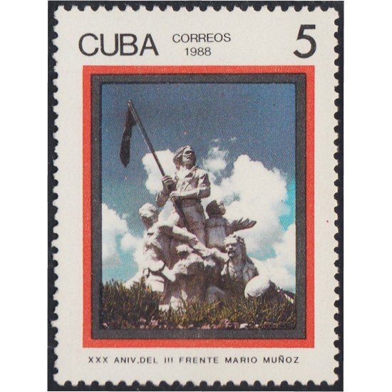 Cuba 2831 1988 XXX Aniversario del III frente Mario Muñoz MNH Cuba 2831 1988 XXX Aniversario del III frente Mario Muñoz MNH