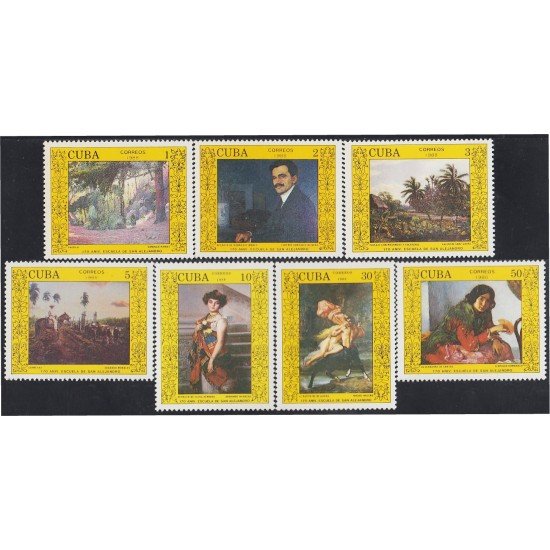 Cuba 2816/22 1988 170 Aniversario de la Escuela de San Alejandro MNH Cuba 2816/22 1988 170 Aniversario de la Escuela de San Alejandro MNH