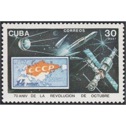 Cuba 2809 1987 70 Aniversario de La Revolución de Octubre MNH Cuba 2809 1987 70 Aniversario de La Revolución de Octubre MNH