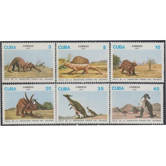 Cuba 2773/78 1987 Valle de la Historia Parque Nacional Baconao MNH Cuba 2773/78 1987 Valle de la Historia Parque Nacional Baconao MNH