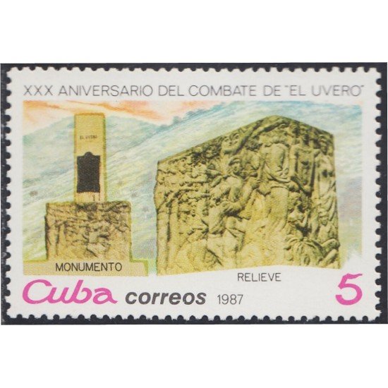 Cuba 2770 1987 XXX Aniversario del combate de El Uvero MNH Cuba 2770 1987 XXX Aniversario del combate de El Uvero MNH
