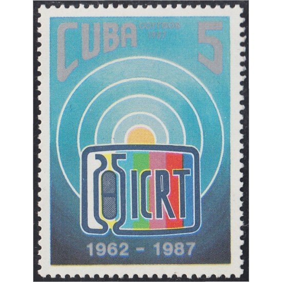 Cuba 2769 1987 XXV Aniversario del ICRT MNH Cuba 2769 1987 XXV Aniversario del ICRT MNH