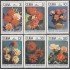 Cuba 2762/67 1987 Día de las Madres Flores flowers MNH