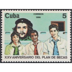 Cuba 2744 1986 XXV Aniversario del Plan Becas MNH Cuba 2744 1986 XXV Aniversario del Plan Becas MNH