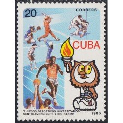 Cuba 2707A 1986 V Juegos deportivos universitarios centroamericanos y del Caribe MNH Cuba 2707A 1986 V Juegos deportivos universitarios centroamericanos y del Caribe MNH