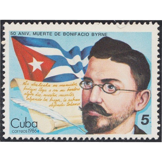 Cuba 2704 1986 Bonifacio Byrne MNH