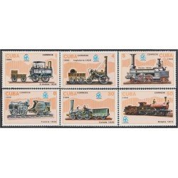 Cuba 2694/99 1986 Locomotoras antiguas Trenes Trains MNH Cuba 2694/99 1986 Locomotoras antiguas Trenes Trains MNH