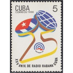 Cuba 2693 1986 XXV Aniversario de Radio Habana Cuba MNH Cuba 2693 1986 XXV Aniversario de Radio Habana Cuba MNH
