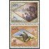 Cuba 2691/92 1986 Día del sello Mural MNH